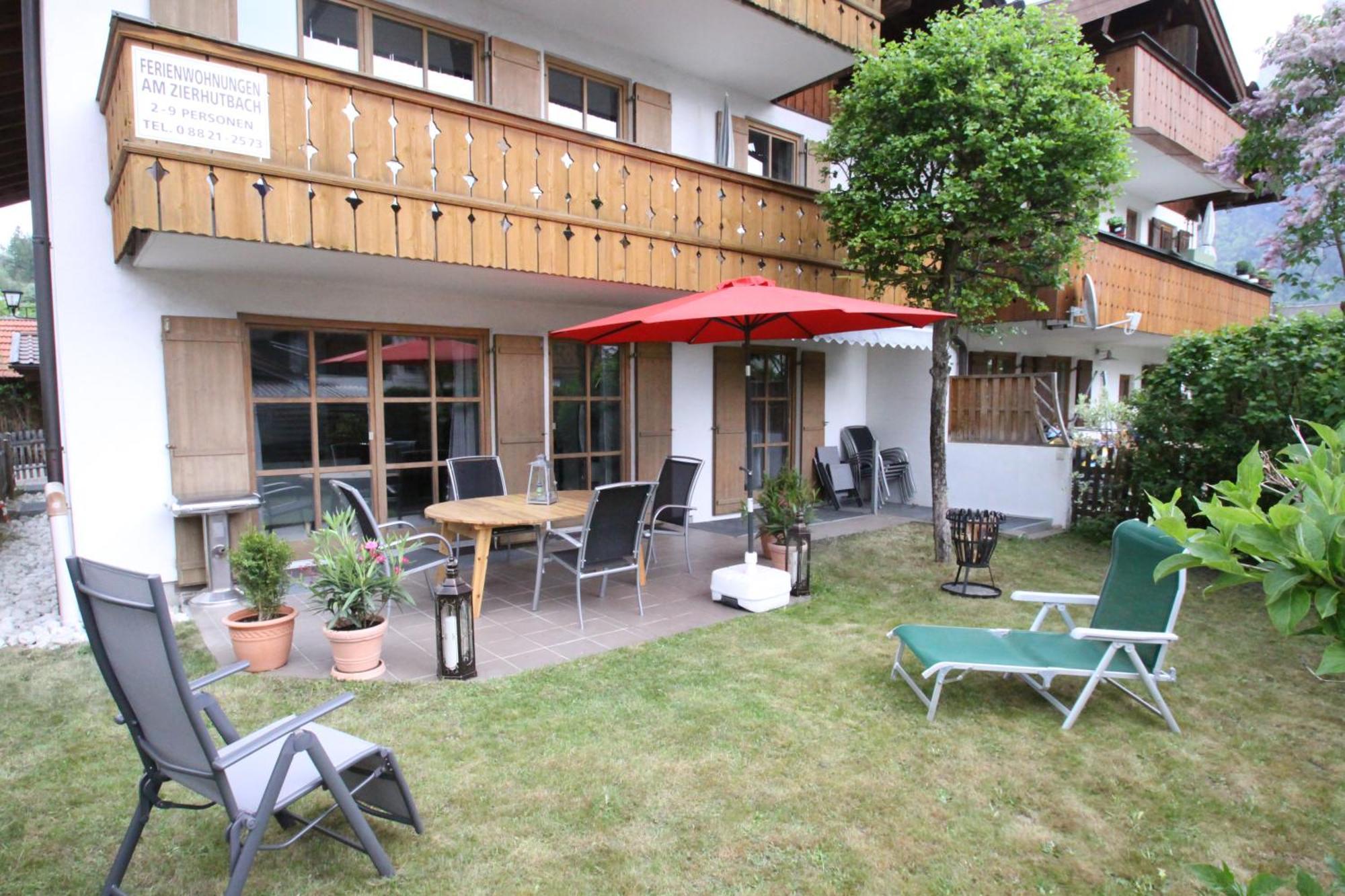 Ferienwohnung Am Zierhutbach Kranzberg Mittenwald Eksteriør bilde
